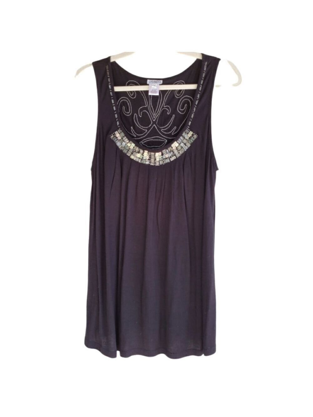 USINDO sz M beaded tank top